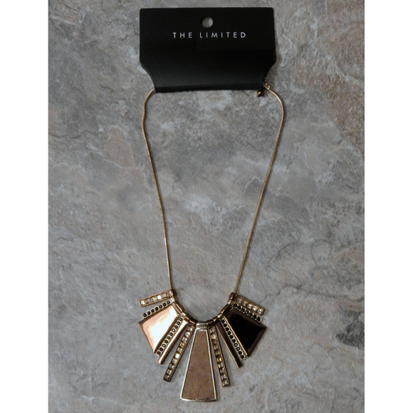NWT statement necklace, gold W browns LTDN26 - Picture 3 of 8