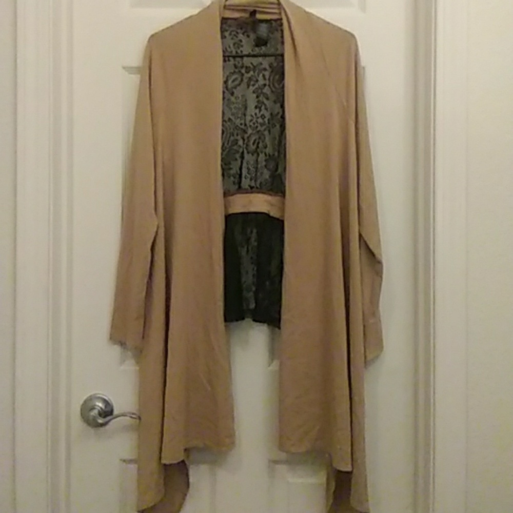 Cardigan with detailed back