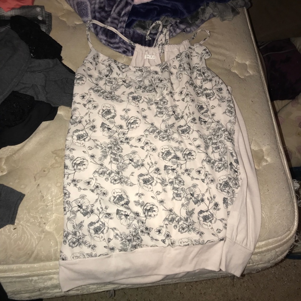 Floral tank top