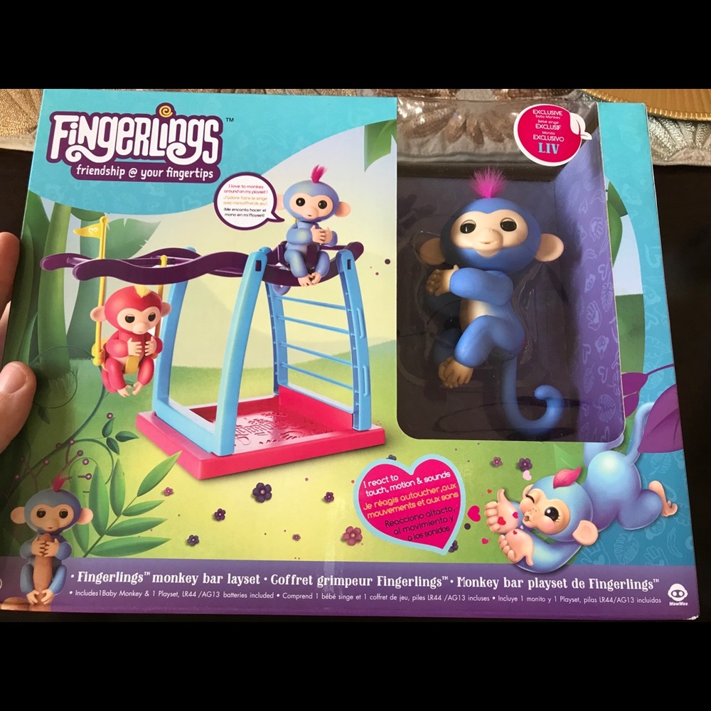 Fingerling Monkey w Playground
