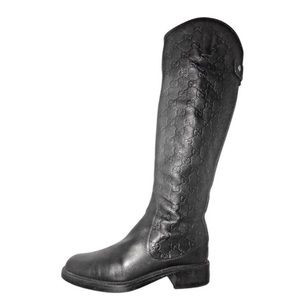 SALE🔥Gucci Guccissima Maud Leather Riding Boots