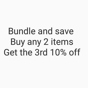 Bundle and save.