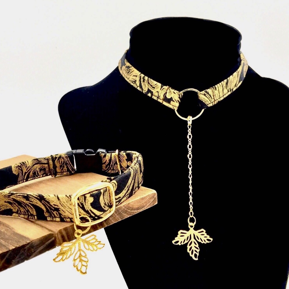 Best friend choker/collar Set -Handmade