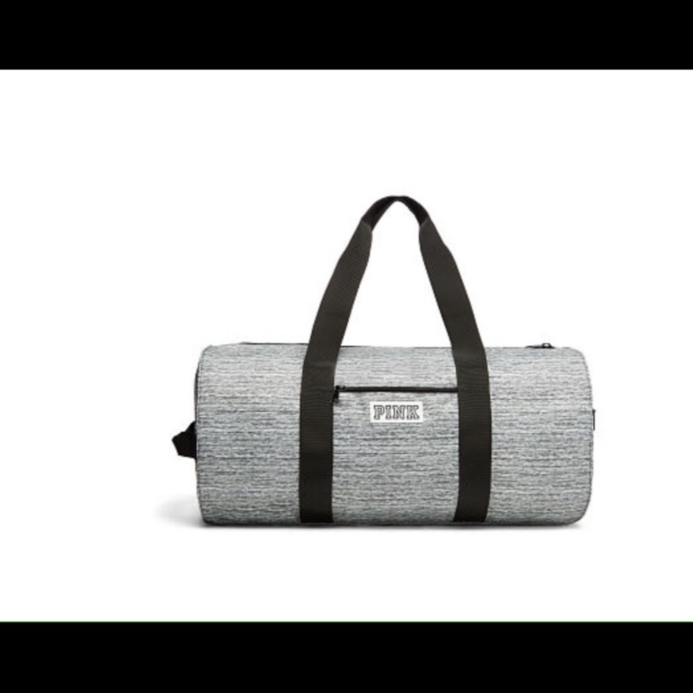 New  Victoria Secret Gray Duffle Gym Bag