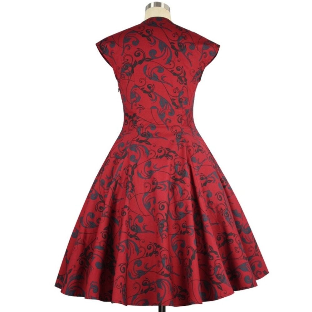 Swing Dance Pin Up Clothing Dress Vintage Style - Picture 3 of 5