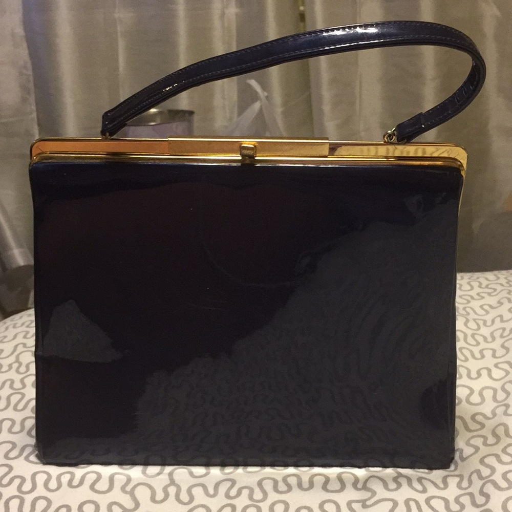 Vintage 50s Large Blue Theodor California Bag