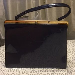 Vintage 50s Large Blue Theodor California Bag