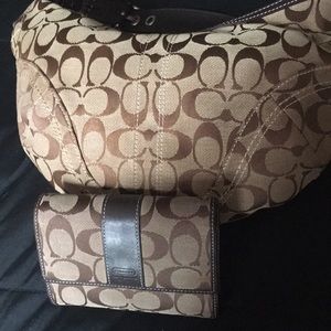 Coach wallet and purse