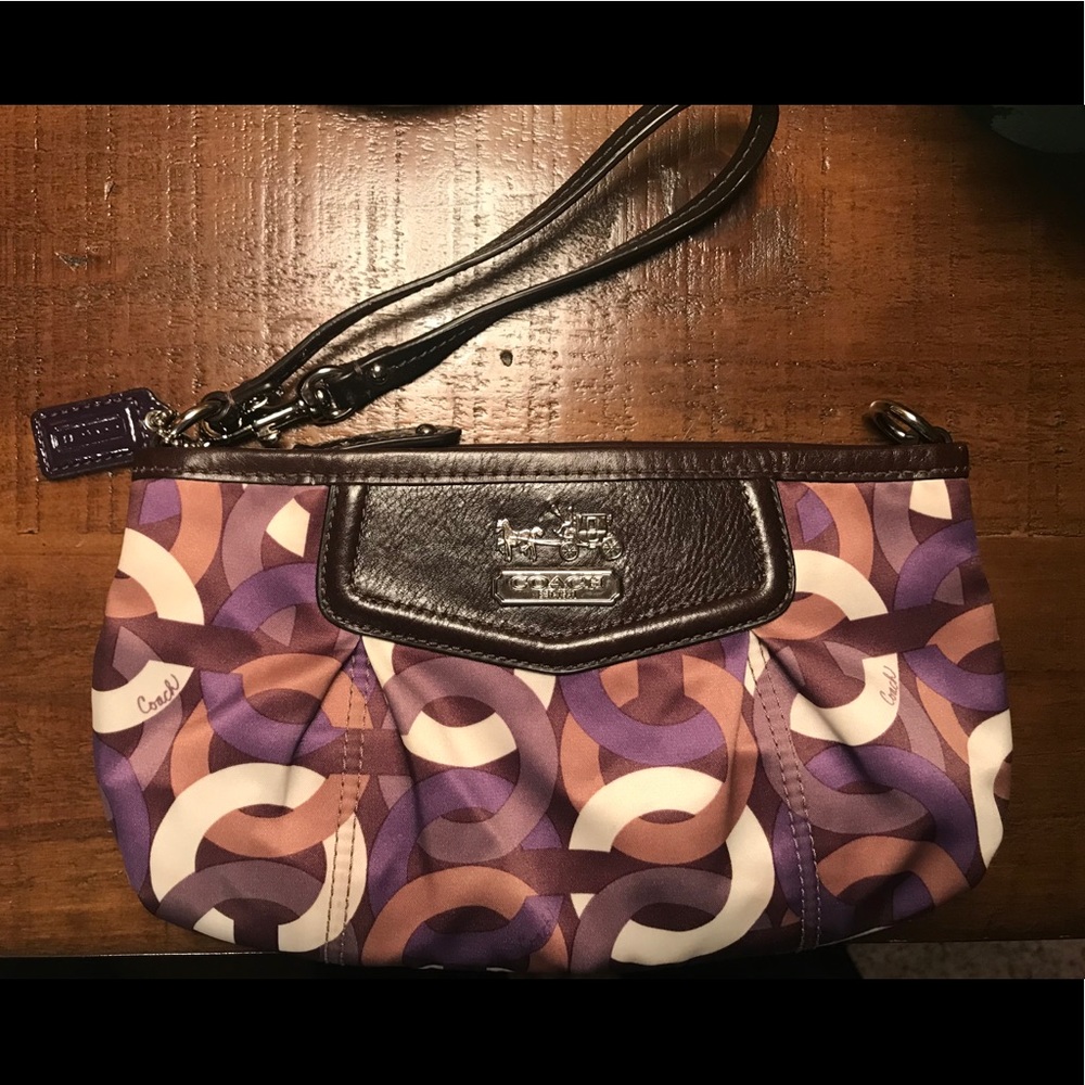 Large Coach Madison wristlet
