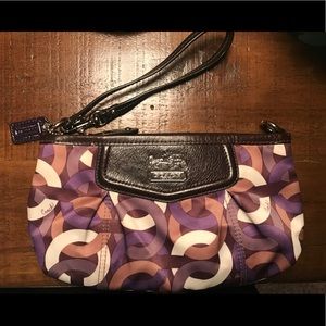 Large Coach Madison wristlet