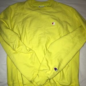 Yellow Champion Crew Neck