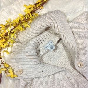 BANANA REPUBLIC | chunky cream wool cardigan