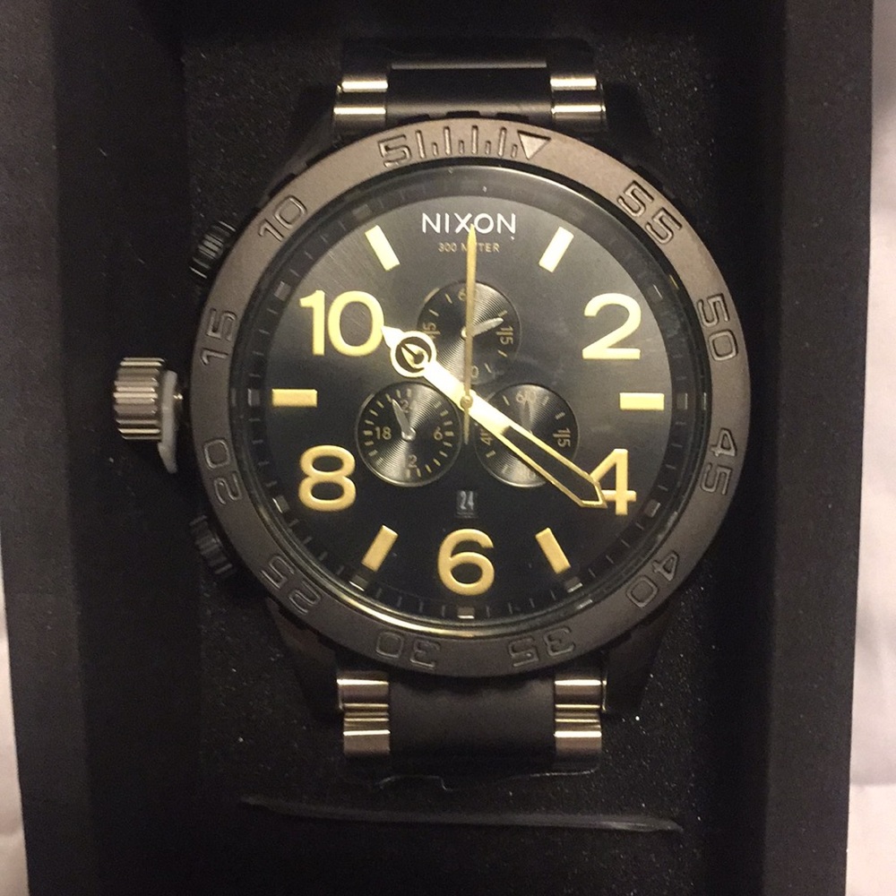 Nixon 51-30 chrono silver/Black/good