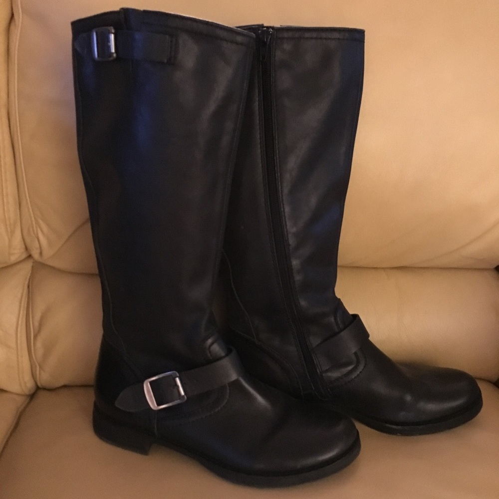 CIVICO 10 Black Riding Boots Size 8.5