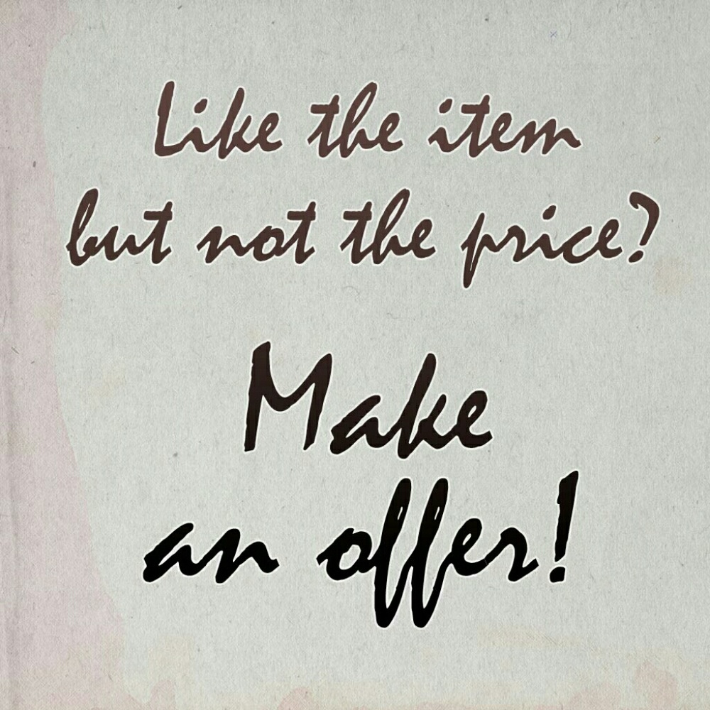 OPEN TO REASONABLE OFFERS