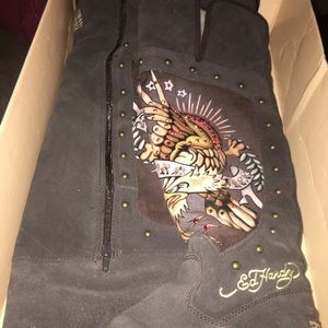 Ed hardy women boots