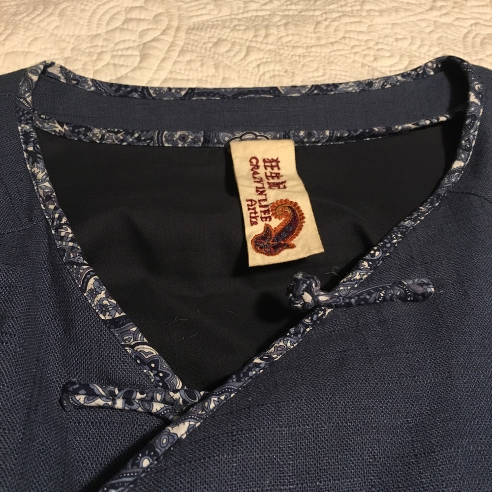 Artka wrap;  Artisan meditation jacket