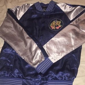 Satin Bomber Jacket
