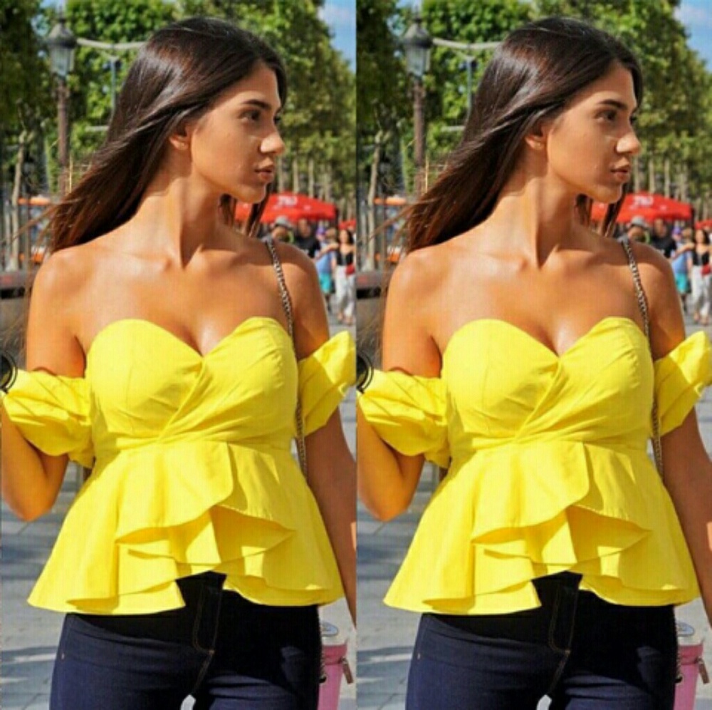 🆕Super sexy offshoulder crop top