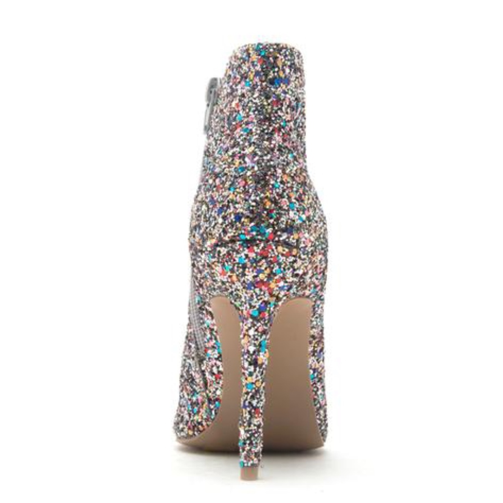 🤩RESTOCKING🤩 ALL SIZES GLITTER ANKLE BOOT - Picture 4 of 6