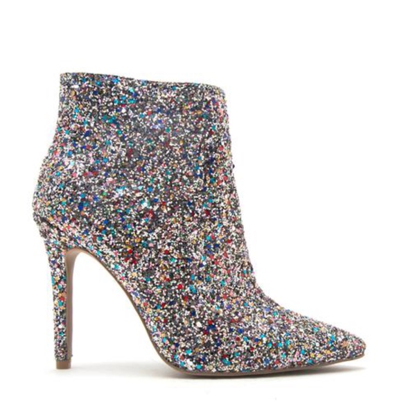 🤩RESTOCKING🤩 ALL SIZES GLITTER ANKLE BOOT - Picture 6 of 6