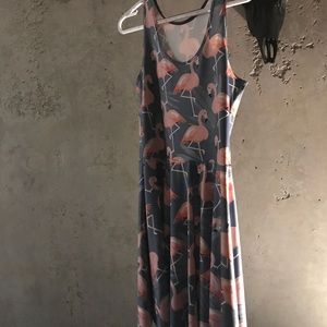 Blackmilk Flamingo Flock Scoop Skater -Large LT