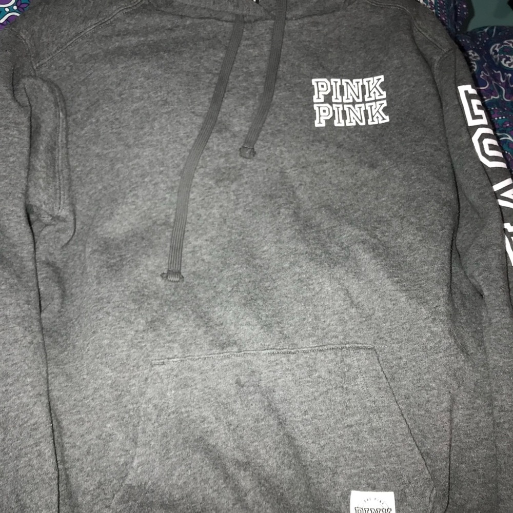 Pink VS gray sweatshirt xs