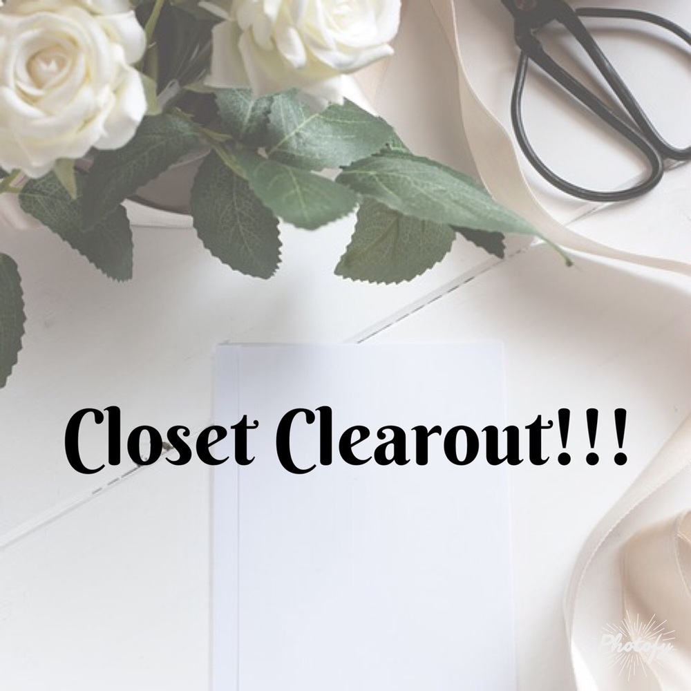 ‼️CLOSET CLEAROUT‼️
