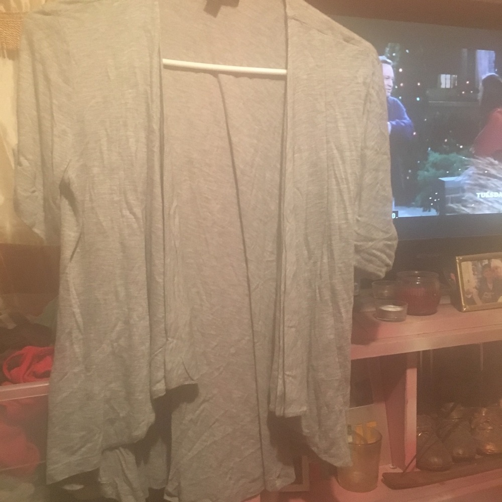 Gray blouse
