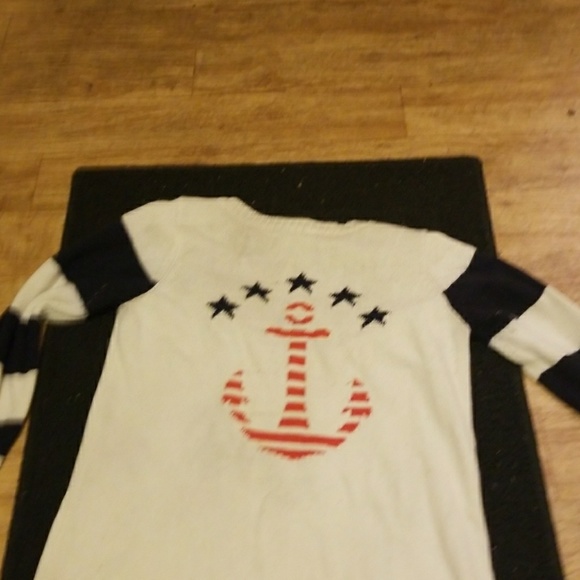 Sweater with anchor/nautical print on front - Picture 2 of 3