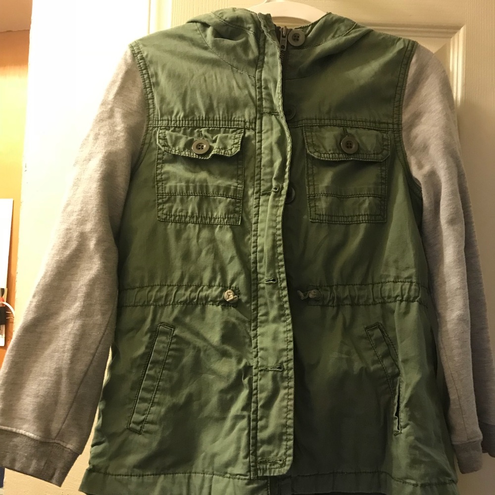 green jacket