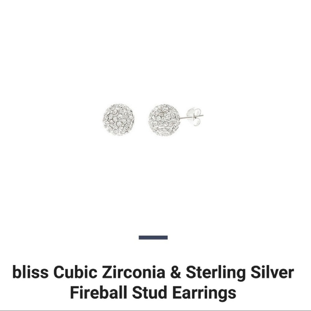 《Bliss》Fireball Stud Earrings•Sterling Silver