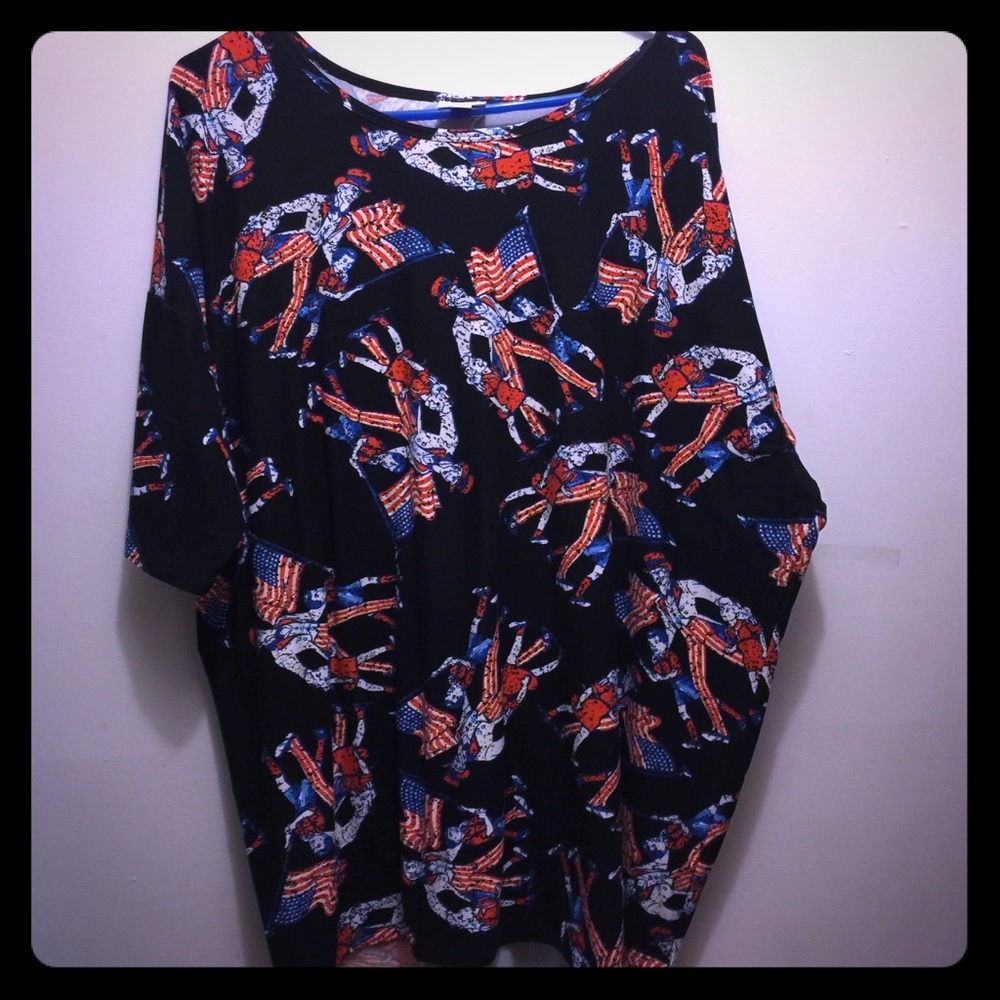 2xl Patriotic Leggings material Irma Lularoe