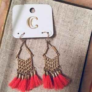 Fringe earrings