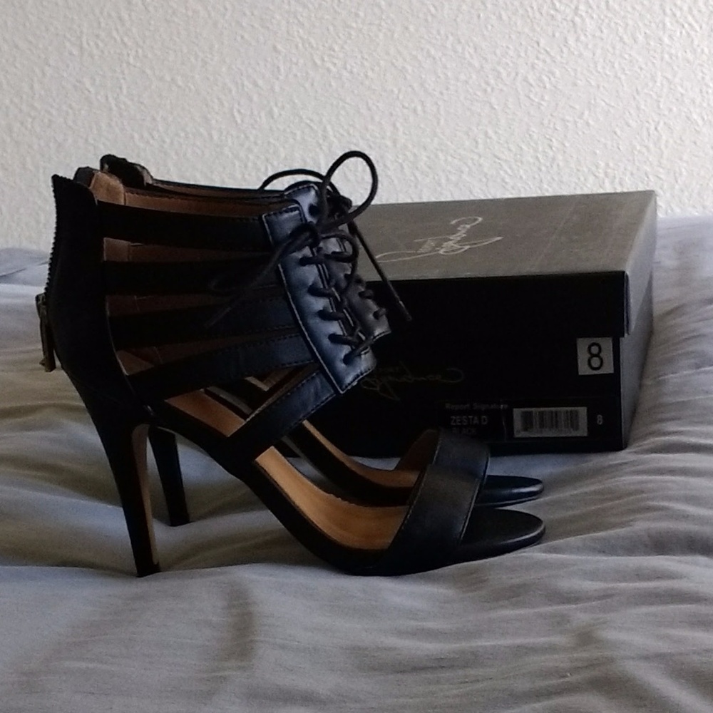 NIB Report lace-up heel sandal - Picture 2 of 7