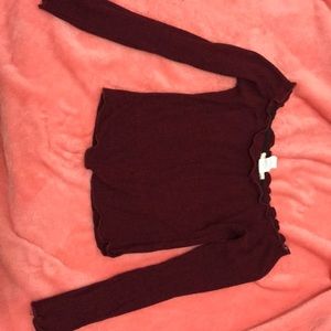 cute off the shoulder top!