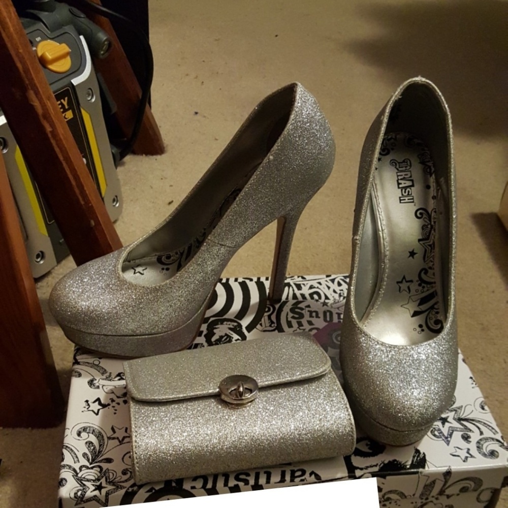 Shoes and matching purse