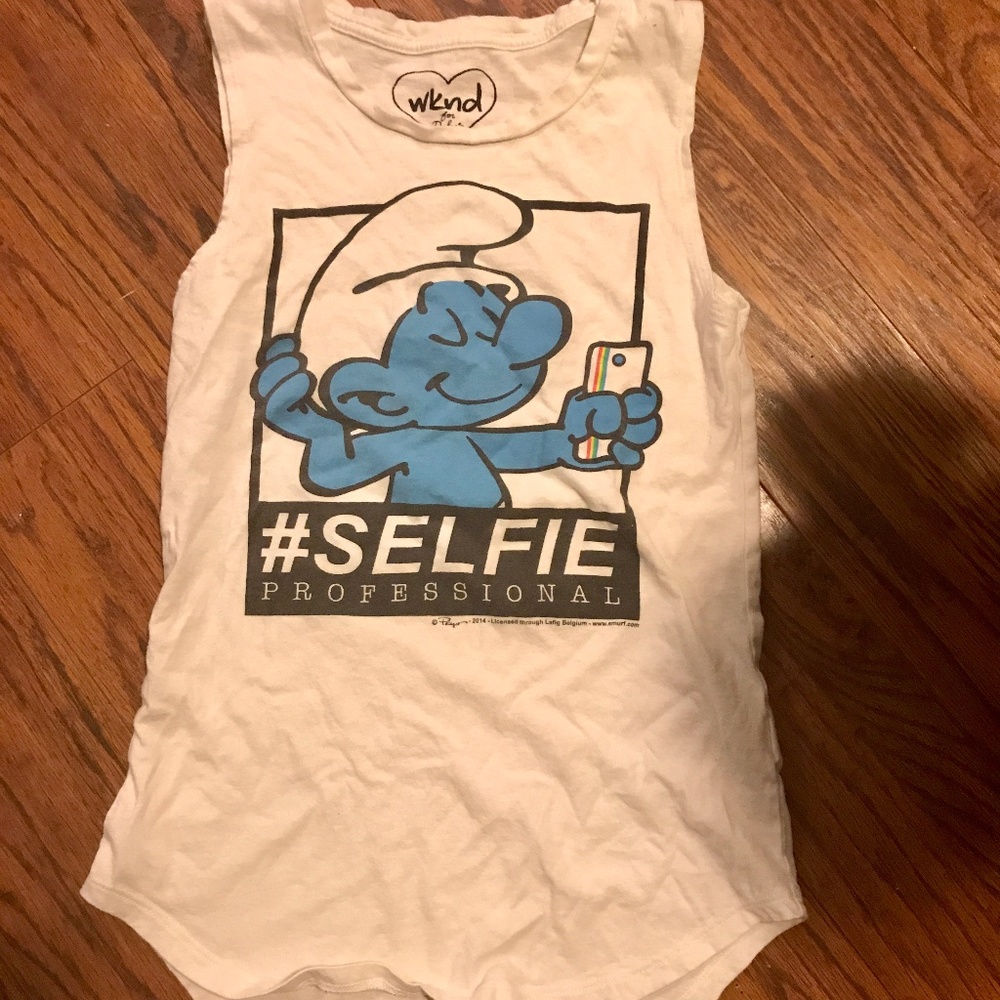 Smurf Muscle Tank