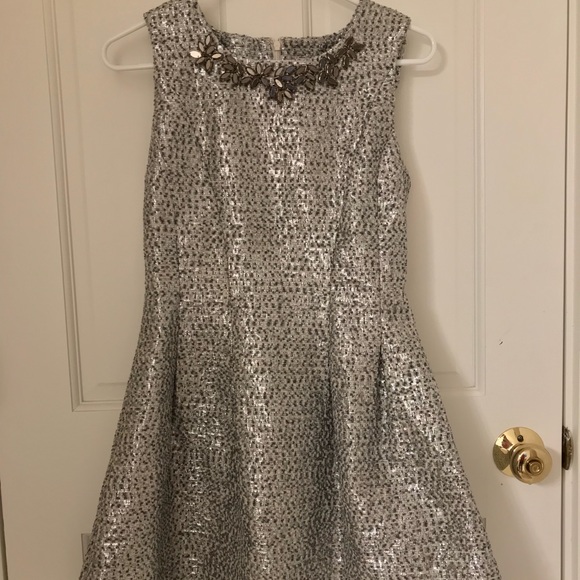 J.O.A. Silver Dress - Picture 1 of 5