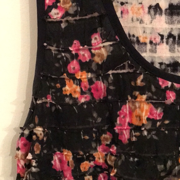 Free People layered floral tank shift dress - Picture 4 of 4