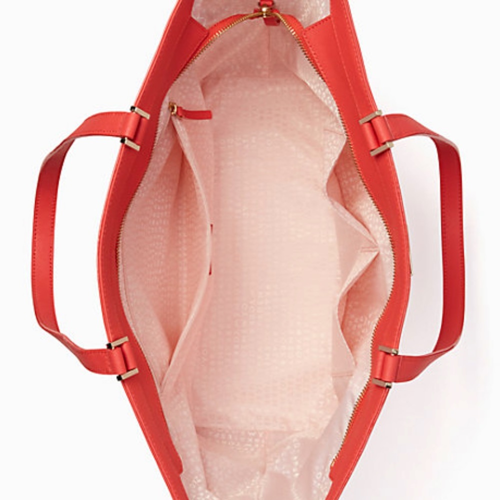 🔴SOLD🔴 Kate Spade Flamingo Jules Tote - Picture 4 of 7