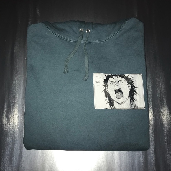 (Sold-215)Supreme Akira Patches Hood Slate - Picture 3 of 8