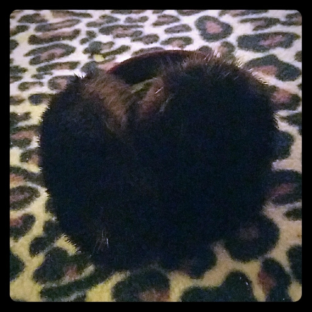 Mink ear  muffs