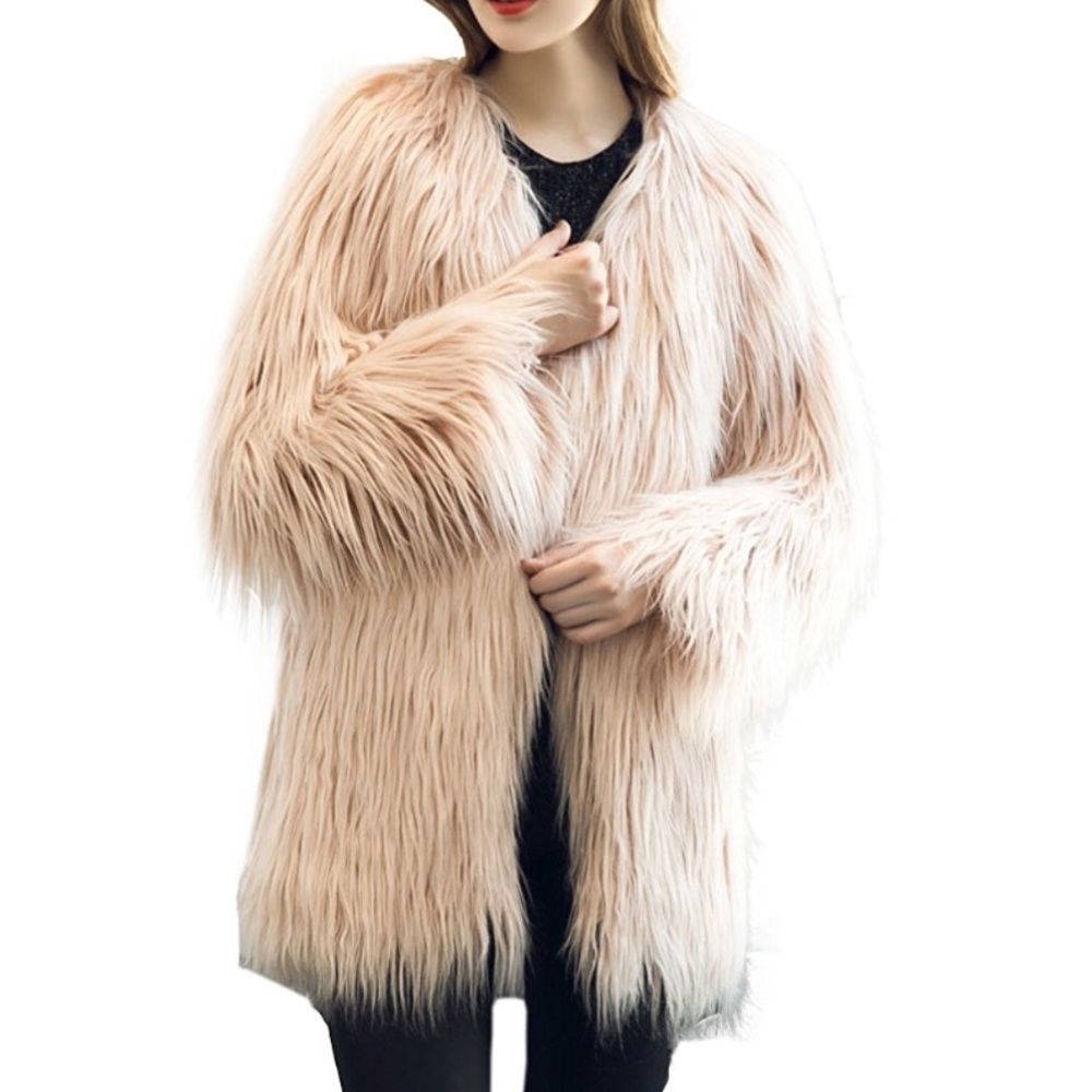 Faux Fur Jacket -NEW - Picture 3 of 4