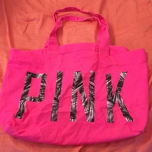 VS PINK Palm Tree Tote