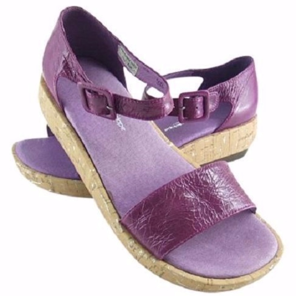 Antelope Hannah 303 Cork Flat Sandal Violet