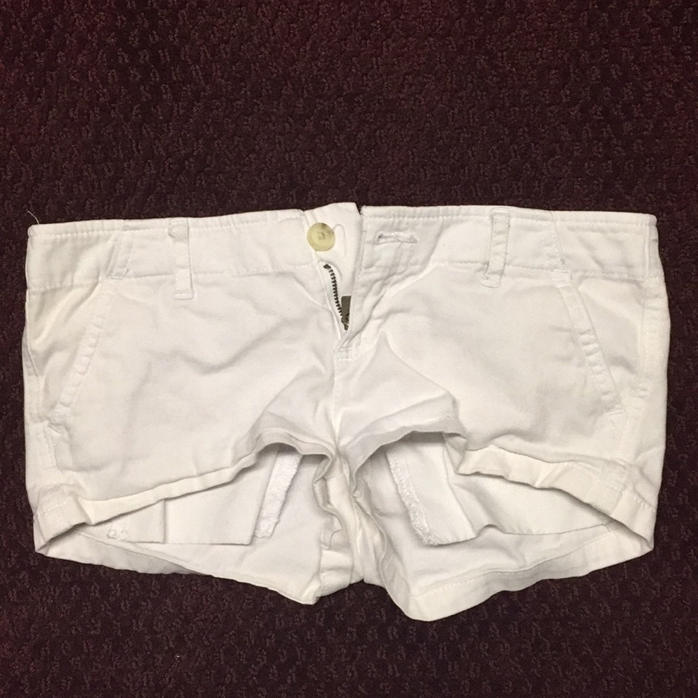 White Hollister Shorts