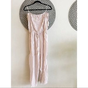 Forever 21 Striped Strapless Jumpsuit (NWT!!!)