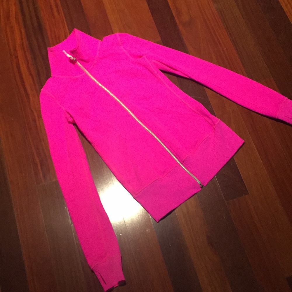 Bright pink Lululemon jacket size 6