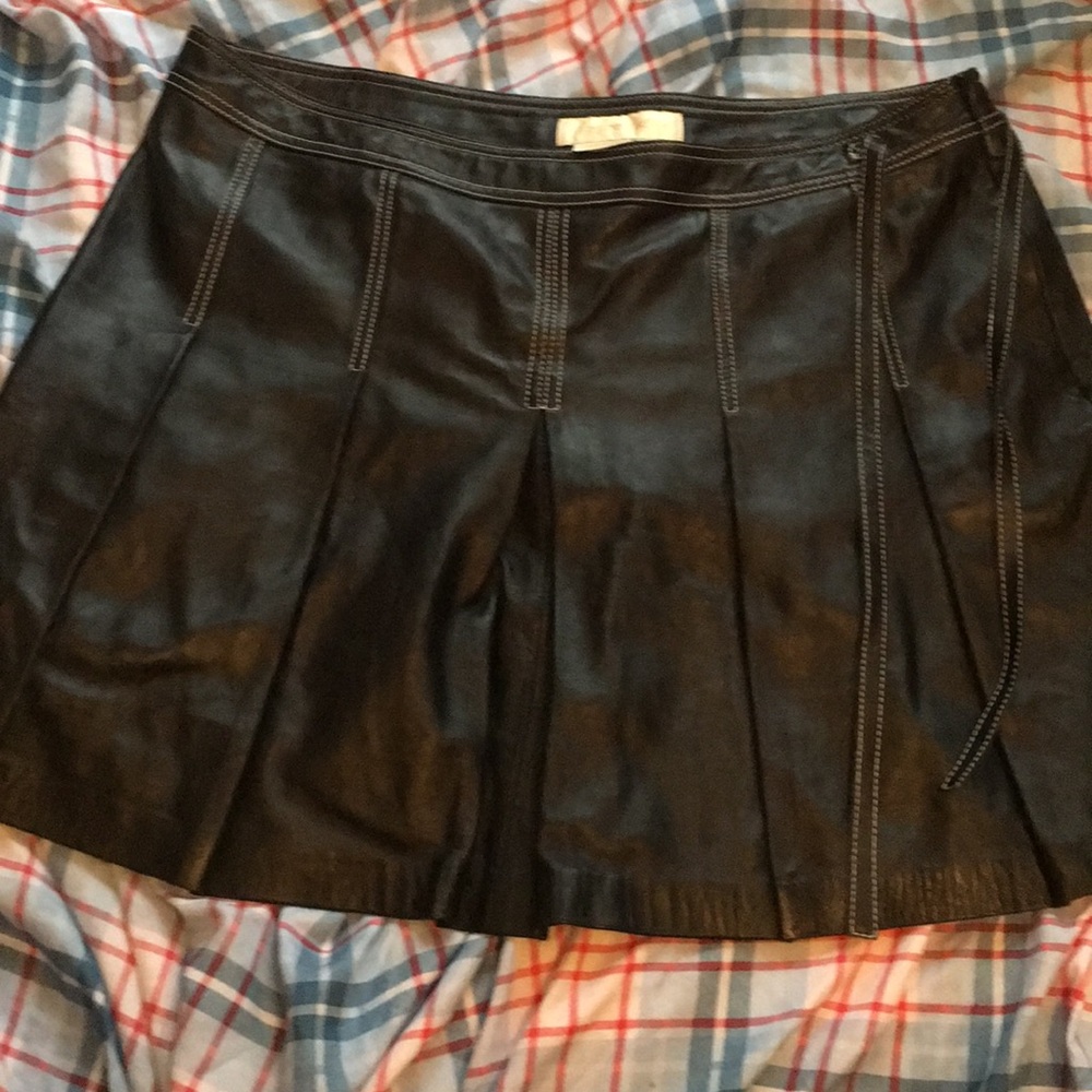 Leather skirt size 14